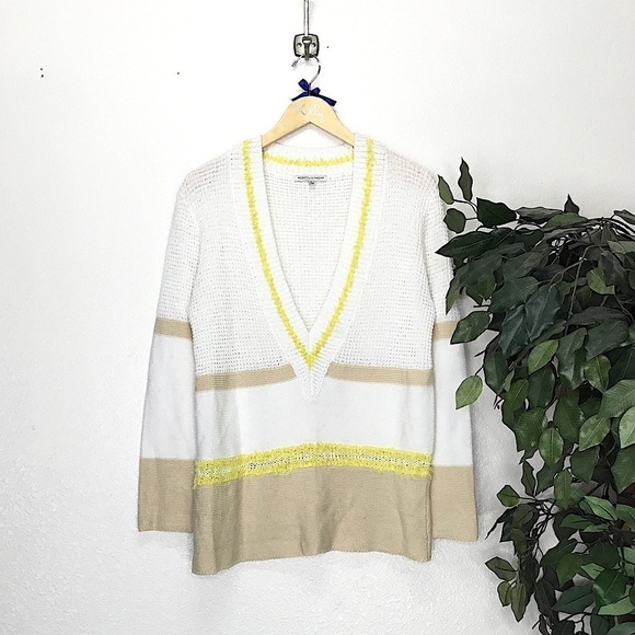 Rebecca Minkoff Striped Knit Sweater - Picture 1 of 7